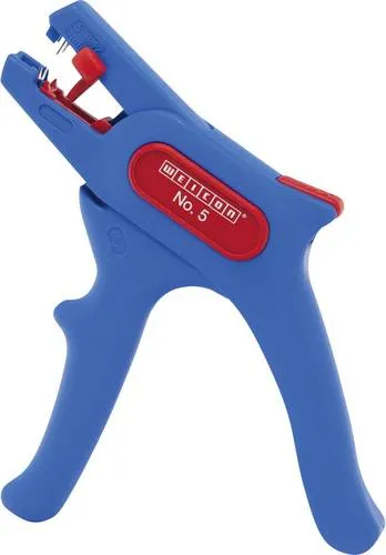 WEICON TOOLS No.5 Drahtabisolierer 0.2 bis 6 mm² - Automatische Abisolierzange für präzises Abisolieren von Drähten. Ideal für enge Stellen, mit einstellbarem Anschlag und schneller, beschädigungsfreier Handhabung.