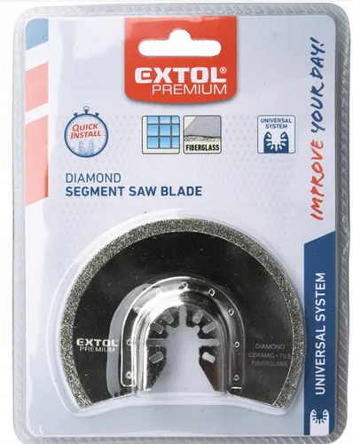 Multitool Diamantsägeblatt Halbkreis Sägeblatt für Multifinktionswerkzeug 88mm