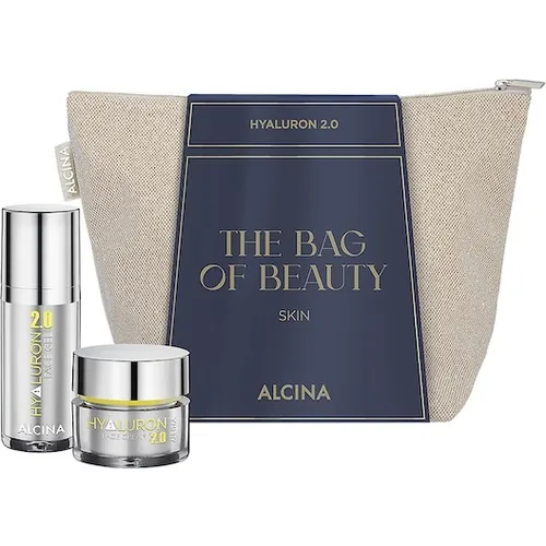 Alcina Hyaluron 2.0 Skin Geschenkset - Geschenke-Set für strahlende Haut: Das Alcina Hyaluron 2.0 Skin Geschenkset kombiniert feuchtigkeitsspendendes Gel und Creme für sichtbar vitalisierte Haut.