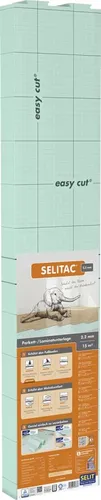 SELITAC 2,2 mm Verlegeunterlage für Parkett und Laminat (15 m²) - Laminatfußboden - Ideal für schwimmende Verlegung, mit geringer Aufbauhöhe von 2,2 mm, sorgt für optimale Akustik und schützt vor Beschädigungen.