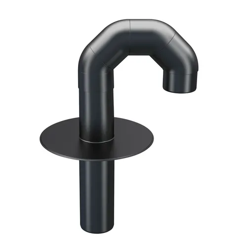 Klöber Flavent Flachdach Durchführungs-Set DN 100 - Dachziegel & Dachpfannen, hochwertiges PVC Anschluss-Set für eine zuverlässige und langlebige Abdichtung von Flachdächern.