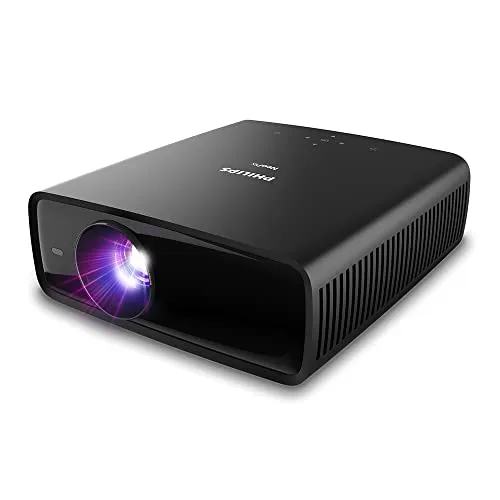 Philips NeoPix 520 - True Full HD Projektor mit Android TV - Beamer mit 100 Zoll Full-HD Anzeige, integriertem Chromecast und 2.1-Audio-System für ein beeindruckendes Heimkino-Erlebnis. Perfekt für Filmabende drinnen und draußen.