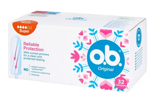 O.B. Original Super Tampons, 1 Packung - 32 Stück