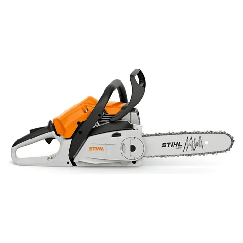Stihl MS 162 C-BE Benzin Kettensäge - Kettensäge mit Easy2Start-Technologie für müheloses Starten und präzise Schnitte, ideal für Garten- und Landschaftsarbeiten.