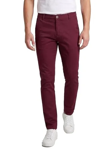 Rock Creek Herren Designer Chino Hose RC-390 Bordo W29 L32 - Modische Herren Chinohose in Bordo mit Regular Fit. Hergestellt aus komfortablem Material, ideal für den täglichen Einsatz. Praktische Taschen und zeitloses Design sorgen für vielseitige Kombinationsmöglichkeiten.
