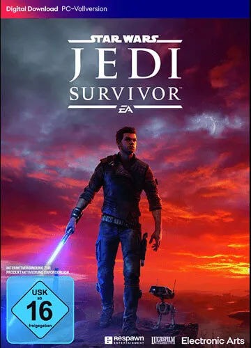 Star Wars Jedi Survivor PC - NEU + OVP - Action-Adventure-Spiel für PC, erlebe epische Abenteuer im Star Wars Universum mit packender Story und beeindruckender Grafik.
