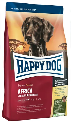 Happy Dog Supreme Mini Ireland 2 x 4 kg - Weizenfreies Trockenfutter - Hundefutter, weizenfreies Trockenfutter mit Lachs und Kaninchen, ideal für erwachsene Hunde und hergestellt in Deutschland.