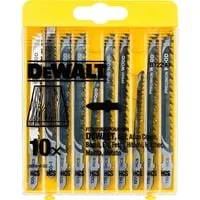 Dewalt HCS Stichsägeblatt-Satz DT2290, 10-teilig (gelb, für Holz)