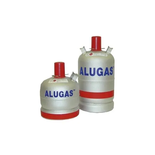Alugas 11 kg Gasflasche - 10 Jahre TÜV, leicht und langlebig für Camping, Haushalt und Gastronomie
