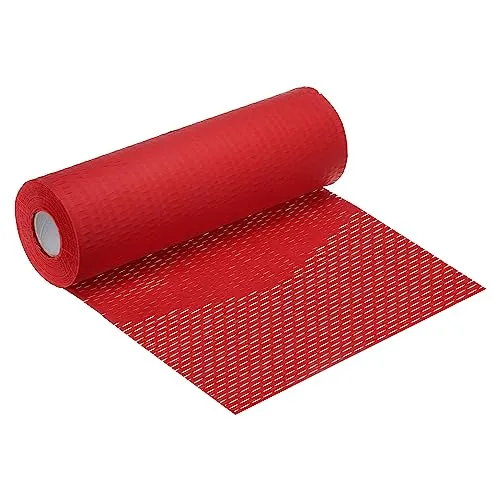sourcing map Wabenförmiges Packpapier 11.5"x164Ft Dämpfender Umschlag Rollen Packpapier für Umzug Versand Verpackung Geschenke Rot