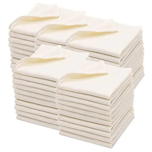 ZOLLNER Reinigungstücher - Hochwertige 40x40 cm Tücher aus 80% Baumwolle - Reinigungstücher aus 80% Baumwolle und 20% Polyester, langlebig und pflegeleicht, ideal für vielseitige Anwendungen im Haushalt.