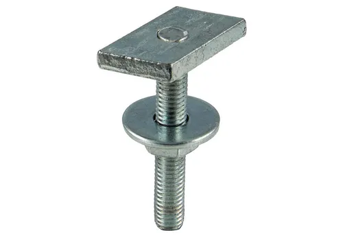tecuro Hammerkopfschraube für Montageschiene - Schrauben für Montageschienen, ideal für Rohrleitungsmontage. Stufenloses Einschieben in Schienensysteme, inklusive Scheibe und Mutter. Hochwertiges, verzinktes Stahlmaterial.