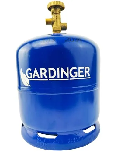 GARDINGER 2,5 kg Propangasflasche mit Sicherheitsventil - Kochfelder: Leere, befüllbare Propangasflasche von GARDINGER, ideal für Camping und als kostengünstige Alternative zur GAZ R907. Mit Sicherheitsventil und passendem Umfüllset erhältlich.