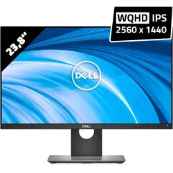 Dell P2418D Monitor - 2560 x 1440 - WQHD | 23,8 Zoll - 8 ms - Schwarz/Silber