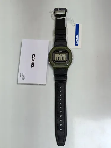 Casio Digitaluhr W-218H-3AVEF Casio Collection Armbanduhr digital - Schwarz/Grau