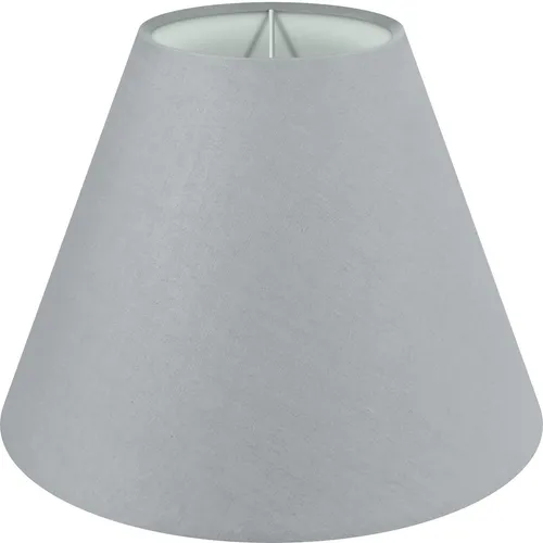 Lampenschirm Baumwolle | S: Ø20 cm | Konisch | E14/E27 | Grau