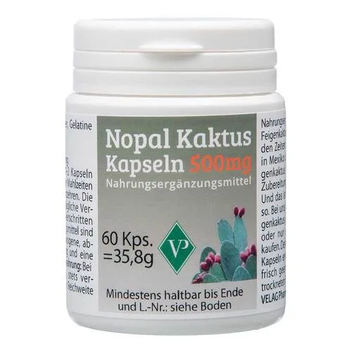 Nopal Kaktus 500 mg Kapseln 35.8 g