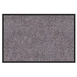 Floordirekt Schmutzfangmatte Rhine, Grau, Beige, Textil, Uni, rechteckig, 90x120 cm, Made in EU, Oeko-Tex® Standard 100, rutschfest, schmutzabweisend, für Fußbodenheizung geeignet, pflegeleicht, Teppiche & Böden, Fuß & Stufenmatten, Schmutzfangmatten