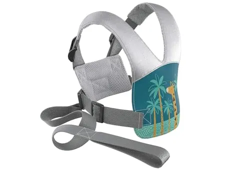 reer TravelKid Go Kinder-Lauf- und Schutzgurt - Sicherheitsleine und Laufgurt für Babys und Kinder, ideal für Ausflüge und Reisen, mit verstellbarem Gurt und komfortabler Polsterung für besten Tragekomfort.