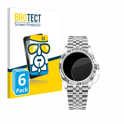 6x BROTECT Panzerfolie Schutzglas für Rolex Datejust 36 Display 9H Zubehör