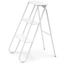 Frost Bukto 6200 Tritthocker weiß - Spielplätze: Minimalistischer Tritthocker mit elegantem Design und vielseitiger Funktionalität - ideal als dekorativer Handtuchhalter oder Blumenständer.