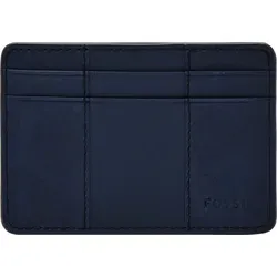 FOSSIL Kartenhalter Everett Card Case Insignia Blue dunkelblau - Dunkelblau
