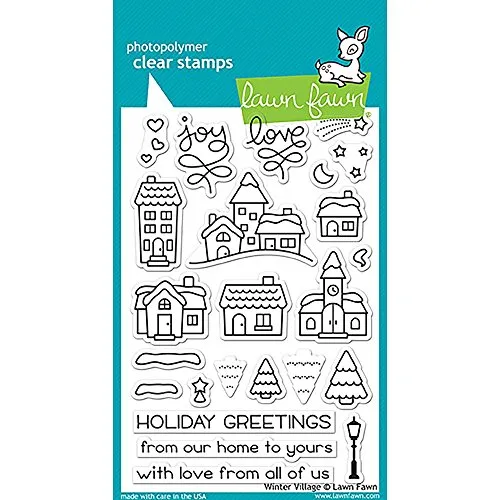 Lawn Fawn Winter Village Stamps LF1472