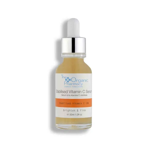 The Organic Pharmacy Stabilised Vitamin C Serum - Vegan und 91% biologisch, revitalisiert dieses Serum stumpfen Teint und reduziert Pigmentierungen für eine strahlend glatte Haut.