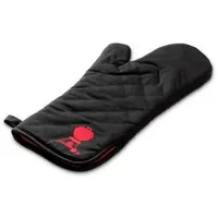 Grillhandschuh 6472, schwarz mit rotem Kettle - Hochwertiger Grillhandschuh für optimalen Hitzeschutz und sicheren Halt beim Grillen. Ideal für den professionellen Einsatz und die Freizeit.