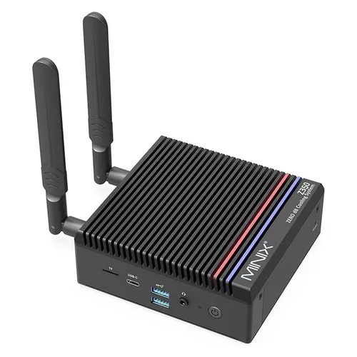 Minix Mini PC NEO Z350 - Leistungsstark und leise mit Intel Core i3 - Kompakter Mini PC mit Intel Core i3, 16GB RAM und 512GB SSD. Ideal für effizientes Arbeiten und Multimedia-Anwendungen. Mit Windows 11 Pro für ein modernes Nutzererlebnis.