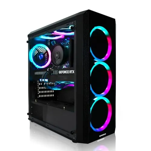 Greed® MK2 - High End Gaming PC mit AMD Ryzen 7 & Nvidia RTX 4060 - PC-Systeme mit 32 GB RAM und 1 TB SSD für blitzschnelles Gaming-Erlebnis. MADE in Austria - handgefertigt und mit 3 Jahren Garantie.