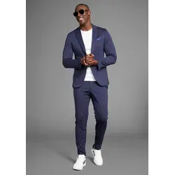BRUNO BANANI Jersey-Anzug für Herren, Größe 56, marine - Neoprenanzüge. Bestseller Jersey-Anzug mit elastischer Qualität für optimalen Tragekomfort. Casual Look mit weicher Verarbeitung und Kordelzughose – ideal für entspannte Anlässe.