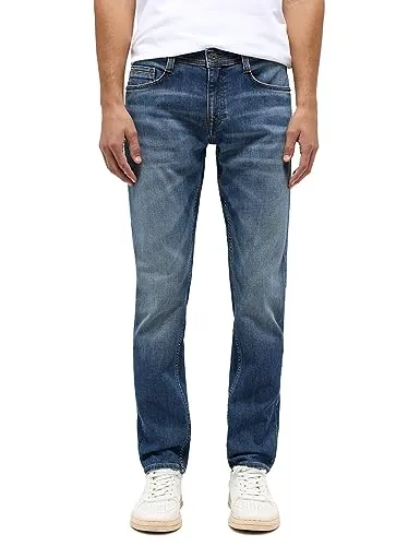 MUSTANG Herren Jeans Hose Style Oregon Slim - Stylische Slim-Fit Jeans mit leicht elastischem Baumwollmaterial und modernem Design. Ideal für lässige Outfits und jeden Tag tragbar.