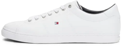 Tommy Hilfiger ESSENTIAL LEATHER SNEAKER - Stilvolle Herren Sneaker - Herren-Sneaker aus hochwertigem Leder mit optimaler Passform und bequemer Gummisohle. Ideal für jeden Anlass, vom Alltag bis zu besonderen Events.