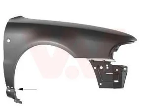 VAN WEZEL Kotflügel AUDI 0323658 - Kotflügel für AUDI, vorne rechts, mit Blinkleuchtenloch und optimalem Steinschlagschutz - perfekt für Reparaturen von 08/1997 bis 02/1999.