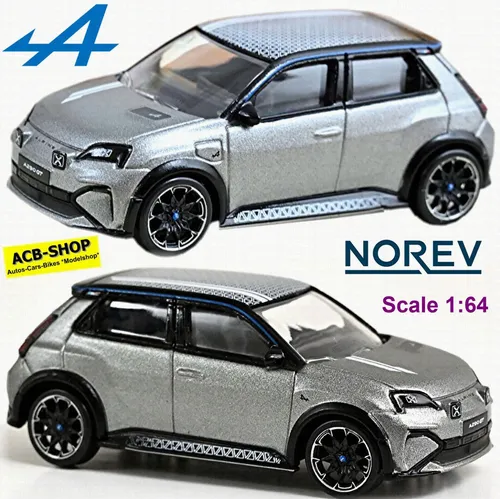 Alpine A290 GT 2025 Première Edition La Grise grau metallic 1:64 Norev 310977