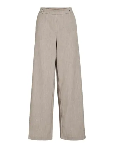 Vila Vivarone Hw Wide Pant - Noos - Stilvolle Hose für Erwachsene mit weitem Bein und hoher Taille. Komfortabler elastischer Bund und praktische Seitentaschen machen sie ideal für jeden Anlass.