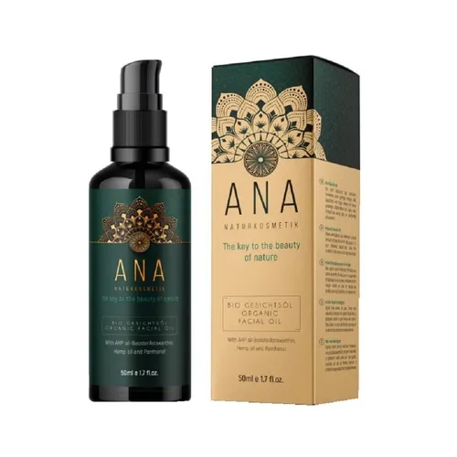 1x BIO Gesichtsöl von ANA Naturkosmetik, Gesichtspflege Organic Öl 50 ml 06/2026