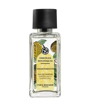 Yves Rocher Essences Botaniques Ondes Positives Eau de Parfum 50 ml - Damenduft mit erfrischenden Zitrusnoten und bretonischem Zypressenholz, der Vitalität und positive Emotionen verleiht. 98% natürliche Inhaltsstoffe, hergestellt in der Bretagne.