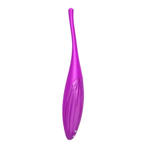 Satisfyer Twirling Joy Connect App, Tip Vibrator mit App Steuerung, wasserdicht (IPX7), hautfreundliches Silikon, Farbe:pink