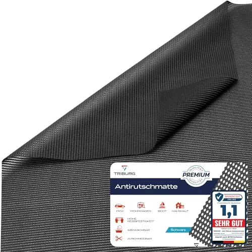 Universal Antirutschmatte 120x180 cm - rutschfeste Gummimatte zuschneidbar und abwaschbar - Ideal als Auto Kofferraummatte, Teppich Unterlage, Schubladen Matte, Kofferraum Schutzmatte