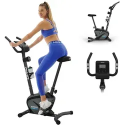 Zipro Heimtrainer Fahrrad Beat - Ergometer Fitnessbikes für Zuhause - Fahrradergometer mit 8-stufiger Widerstandsregulierung, ideal für individuelles Training und komfortable Hydratation während des Workouts.
