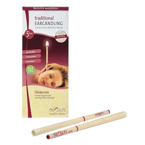 Biosun Traditional Ohrkerzen Filter - 10 St - Ohrkerzen-Zubehör für eine sanfte und effektive Anwendung, ideal für Entspannung und Wohlbefinden.