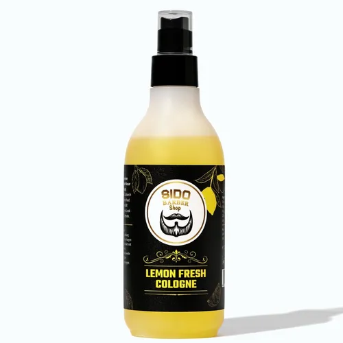 SIDO BARBER Cologne Spray After Shave Herren (250ml, Fresh Lemon) - Barber Spray