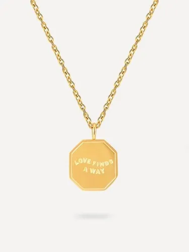 ICRUSH Love Finds a Way Kette Gold