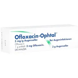 Ofloxacin-ophtal 3 mg/g Augensalbe 3 g