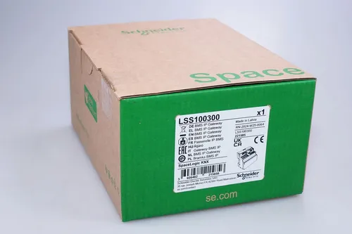 Schneider Electric LSS100300 SpaceLogic KNX BMS IP-Gateway - SPS-Ethernet & Kommunikation, bidirektionales Multifunktionsgerät für effiziente Integration von KNX-Installationen mit BACnet-Protokoll.