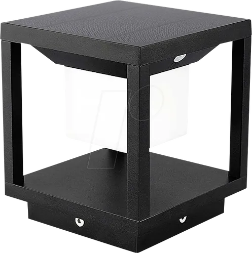 V-TAC Solarleuchten Säule mit Sensor - Schwarz - IP65 - Wegeleuchten mit intelligenter Radar-Induktion, solarbetrieben und wartungsfrei. Ideal für Außenbereiche – staub- und wasserdicht (IP65)!