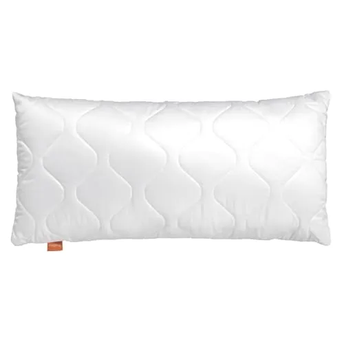 sleepling Basic 100 Kopfkissen 50 x 90 cm - Individuell anpassbares Kopfkissen in 50 x 90 cm, allergikerfreundlich und pflegeleicht, ideal für höchsten Schlafkomfort und flexible Nutzung.