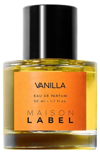 Label Vanilla Eau De Parfum 50 ml - Verführerischer Duft - Unisex Parfum mit einem warmen, süßen Vanille-Aroma, ideal für jeden Anlass und sorgt für ein unvergessliches Dufterlebnis.